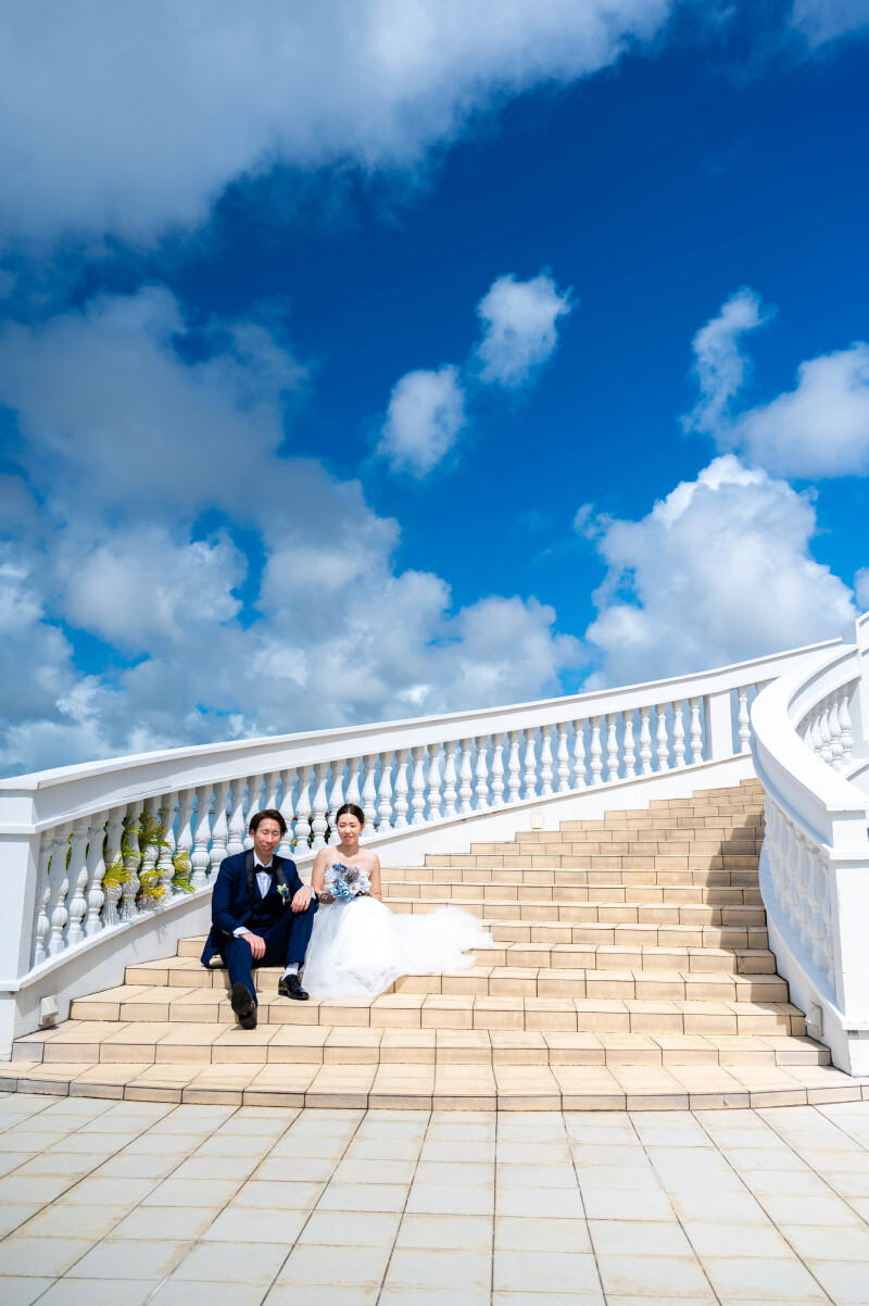 12【チャペル撮影】ビーチが見えるチャペル撮影50カットプラン&基本セット込みドレス&プロヘアメイク付【土日祝の追加料金不要!】