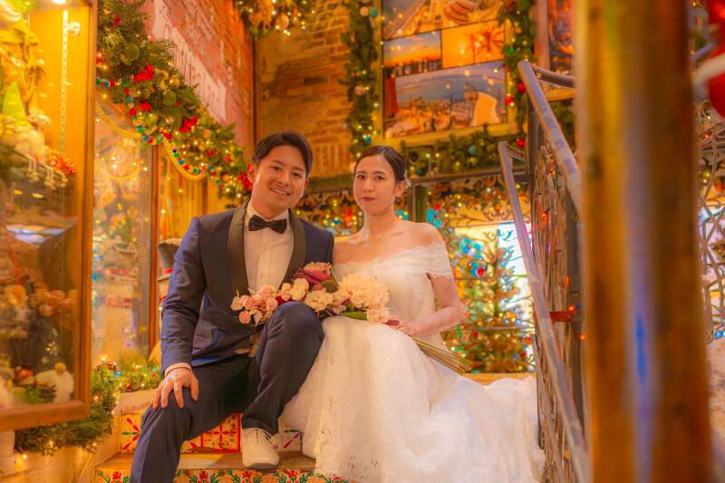 22【アメリカンビレッジ撮影】50カットプラン&基本セット込みドレス&プロヘアメイク付【土日祝などの曜日の追加料金不要同じ料金】