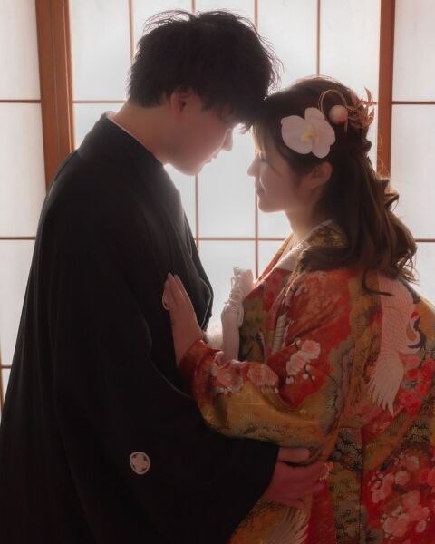 17【和装スタジオ撮影＋洋装ビーチ撮影】外人住宅を改装したスタジオ撮影150カットプラン＆基本セット込みドレス＆プロヘアメイク付