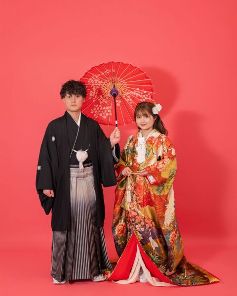 17【和装スタジオ撮影＋洋装ビーチ撮影】外人住宅を改装したスタジオ撮影150カットプラン＆基本セット込みドレス＆プロヘアメイク付