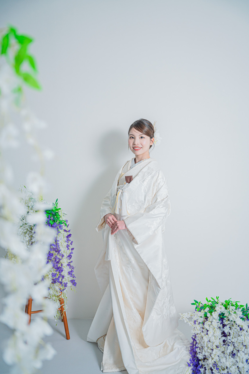 藤の花と花瓶
