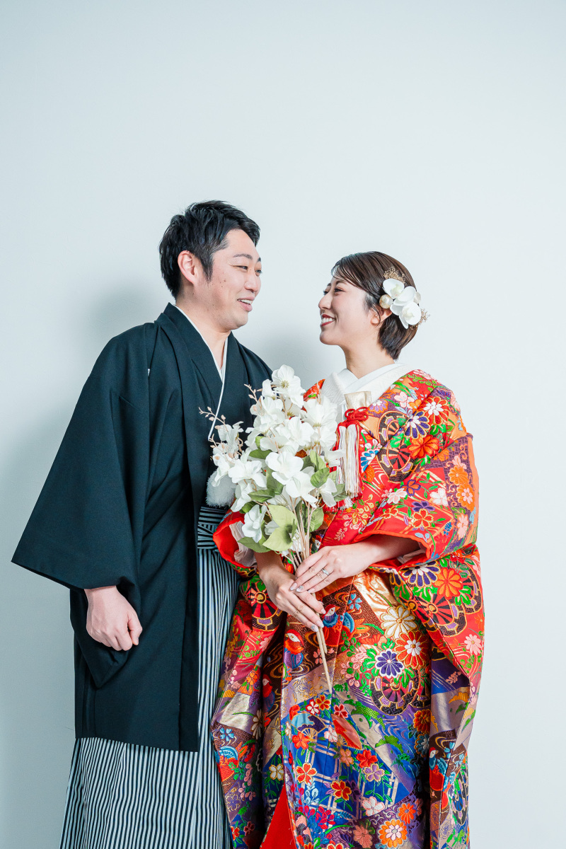 初めは少し緊張しているお二人