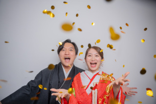 撮った写真は結婚式のムービーに大活躍！