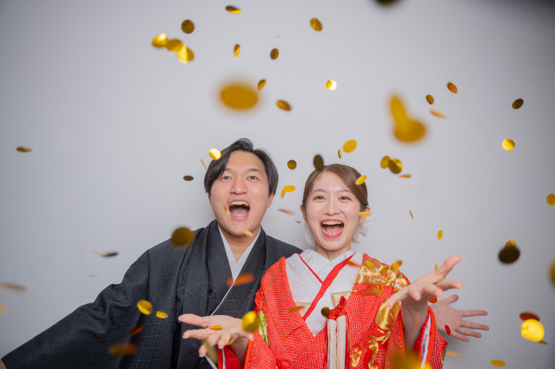 撮った写真は結婚式のムービーに大活躍！