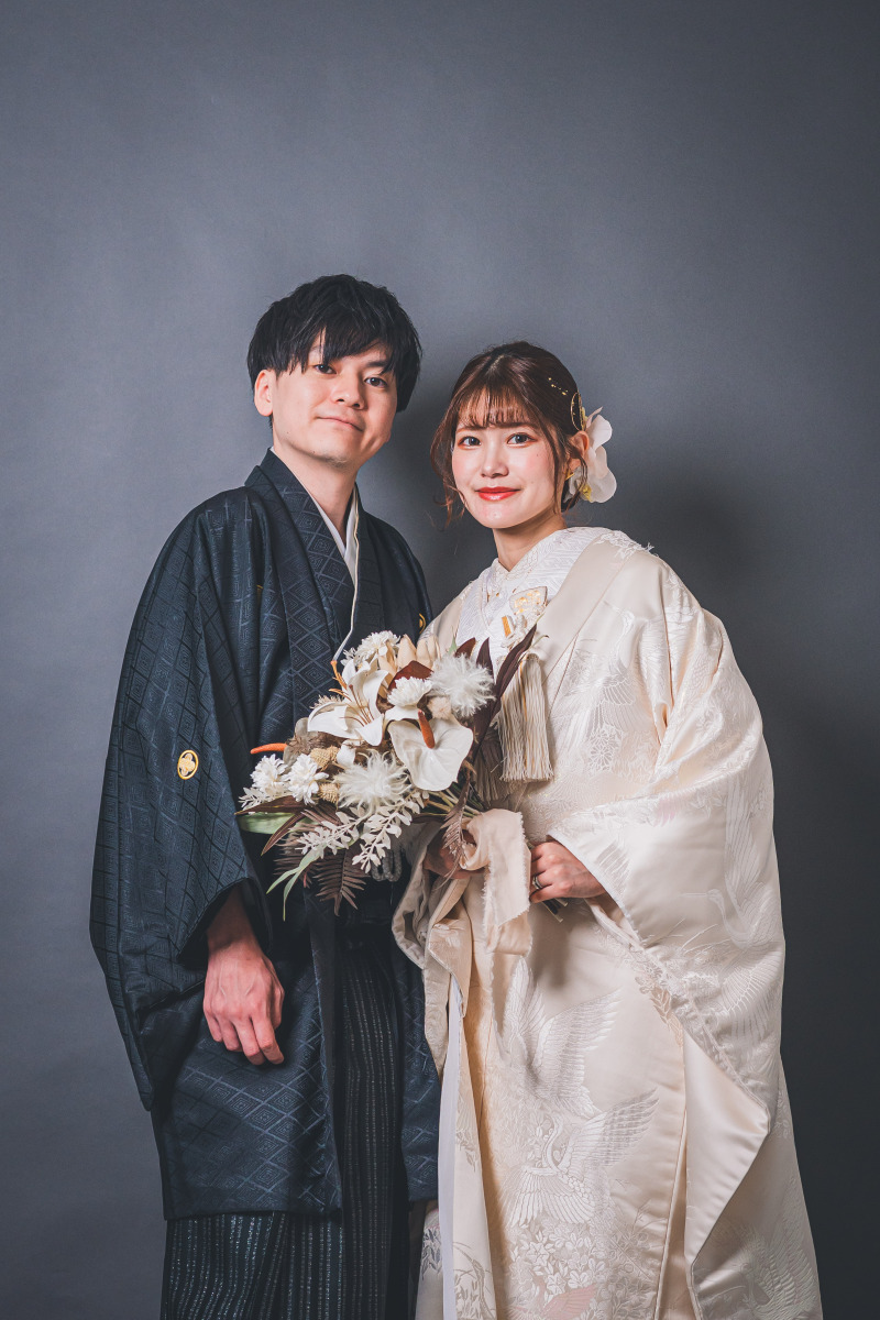 衣装に合わせてたくさんのブーケをチョイス♡