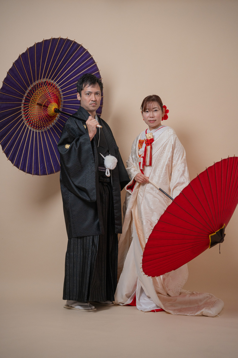 しっかりと形に残す和装