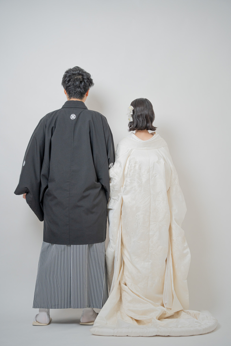 ヘアセットの後ろはこんな感じ