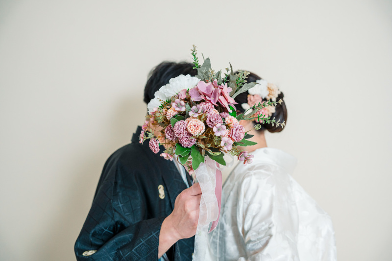 ブーケの先には♡