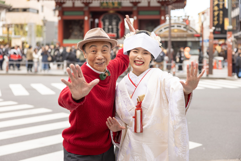 活弁士 麻生八咫(あそうやた)さんもご同伴