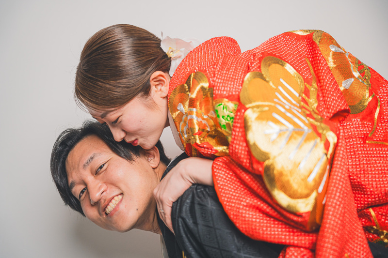 おんぶショットもばっちり！