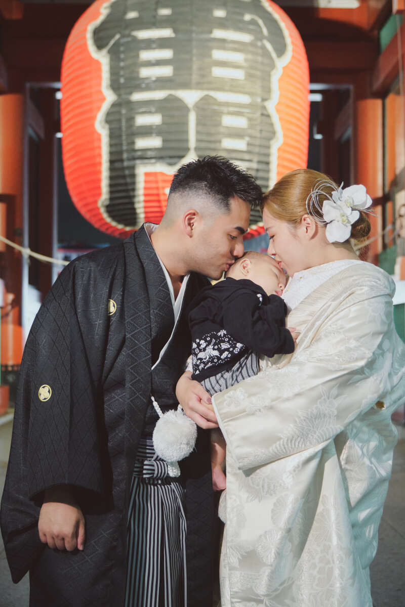 お支度中にスヤスヤ眠ってしまった笑