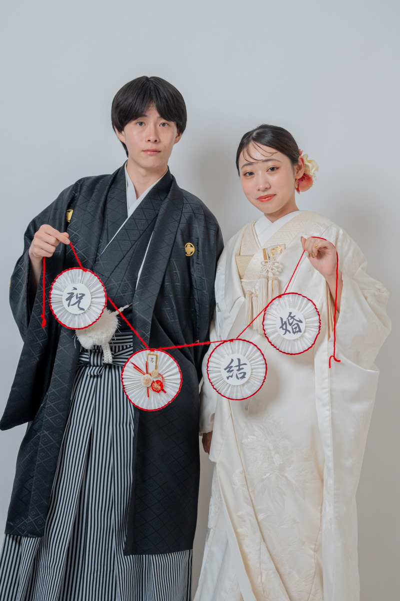 結婚式のペーパーアイテムにも使える一枚!