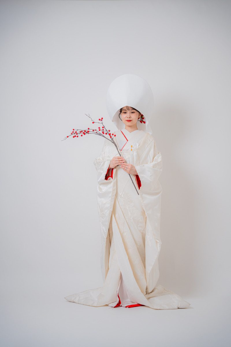 念願だった綿帽子♡