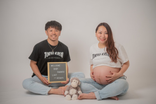 ２回目のご来店でマタニティフォト撮影