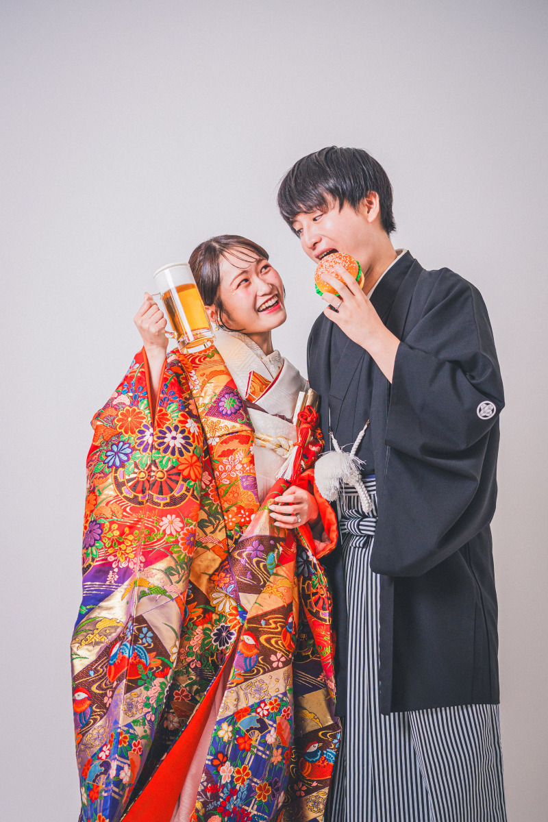 充実した小物で飽きずに撮影を楽しむことができます