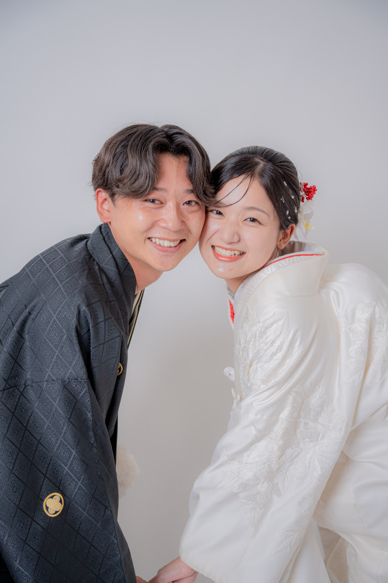 仲良しカップルのお二人にぴったりのポーズ♡