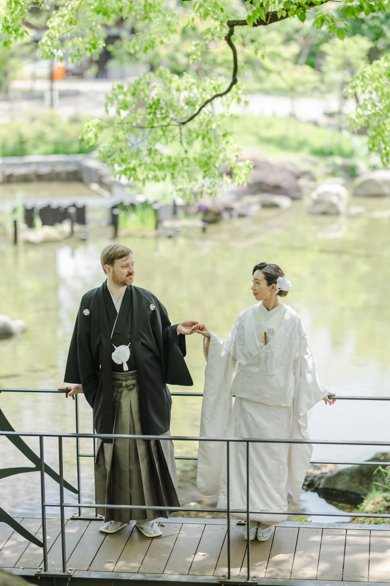 INAI WEDDING WASOU 東京浅草本店_庭園で撮影できる