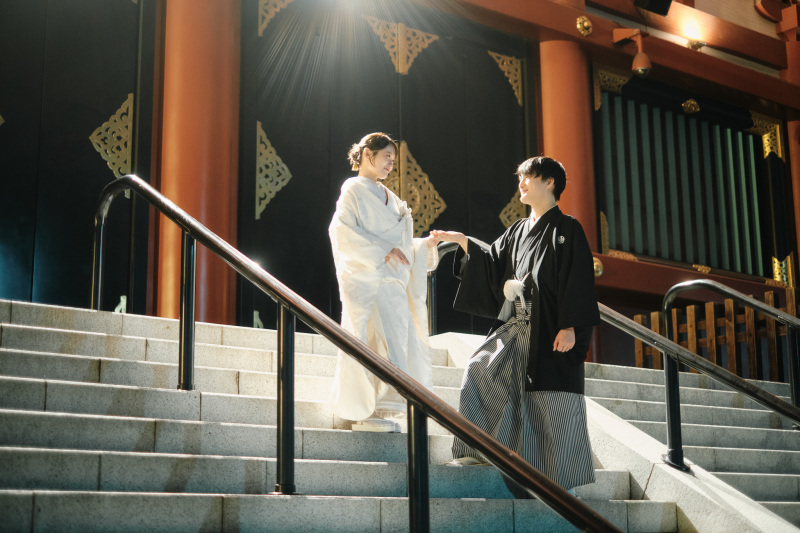 INAI WEDDING WASOU 東京浅草本店_夜景で撮影できる