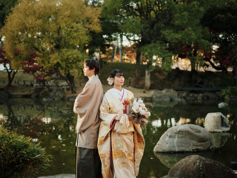 INAI WEDDING WASOU 東京浅草本店_庭園で撮影できる
