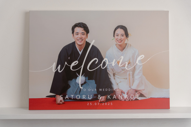 ウェルカムボードやアルバム、パネルの作製も承ります