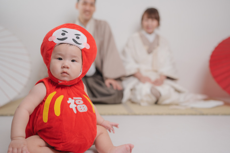 ベビーカー入店OK!お子様衣装も揃う安心のスタジオ