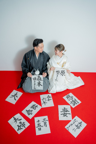 INAI WEDDING WASOU 東京浅草本店_入籍日当日に和装前撮りを撮りに来たカップル♡