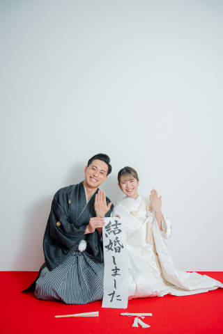 INAI WEDDING WASOU 東京浅草本店_入籍日当日に和装前撮りを撮りに来たカップル♡