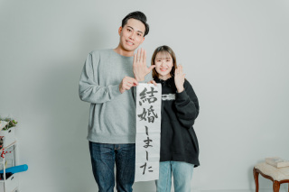 INAI WEDDING WASOU 東京浅草本店_入籍日当日に和装前撮りを撮りに来たカップル♡