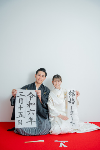 INAI WEDDING WASOU 東京浅草本店_入籍日当日に和装前撮りを撮りに来たカップル♡