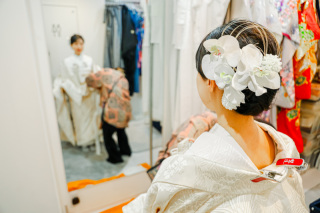 ご新婦着付け