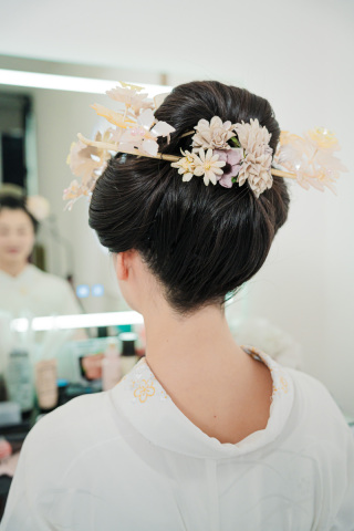 お帰りの際のヘアお戻し