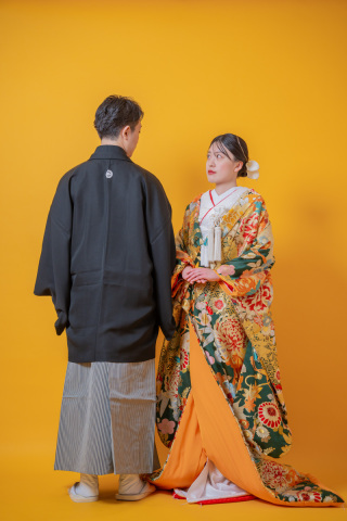 INAI WEDDING WASOU 東京浅草本店_背景 - orange（オレンジ）