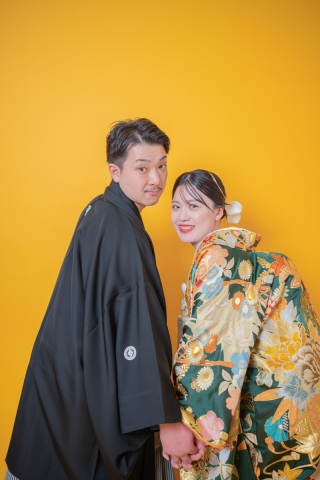 INAI WEDDING WASOU 東京浅草本店_背景 - orange（オレンジ）
