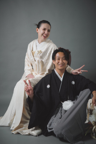 INAI WEDDING WASOU 東京浅草本店_背景- gray（グレー）
