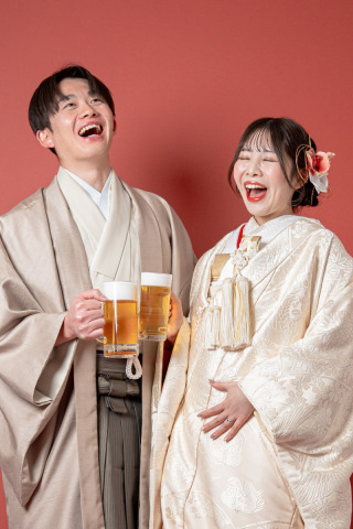 INAI WEDDING WASOU 東京浅草本店_背景 - brick（赤茶色）