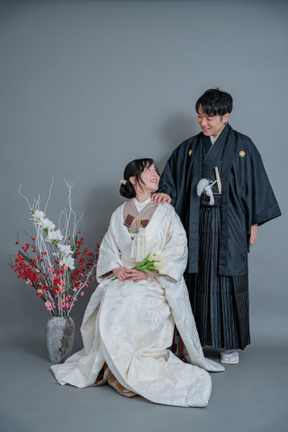 INAI WEDDING WASOU 東京浅草本店_背景- gray（グレー）