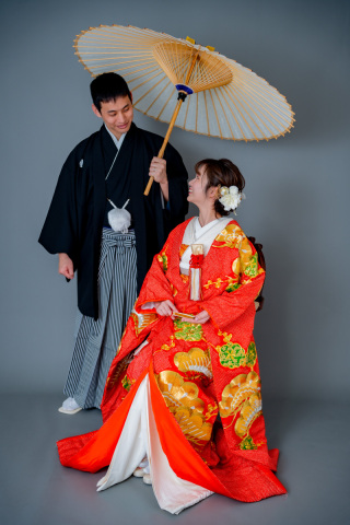 INAI WEDDING WASOU 東京浅草本店_背景- gray（グレー）