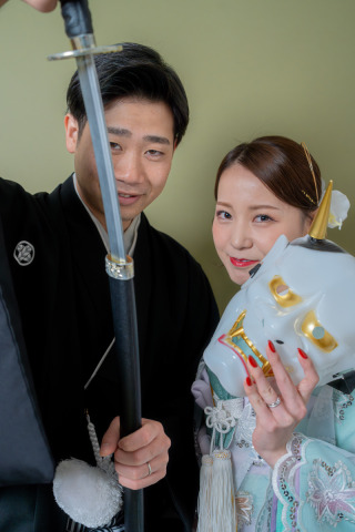 INAI WEDDING WASOU 東京浅草本店_背景 - leaf（若葉色）