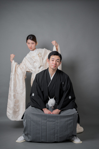 INAI WEDDING WASOU 東京浅草本店_背景- gray（グレー）
