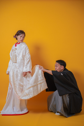 INAI WEDDING WASOU 東京浅草本店_背景 - orange（オレンジ）