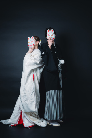 INAI WEDDING WASOU 東京浅草本店_背景 - black（黒）
