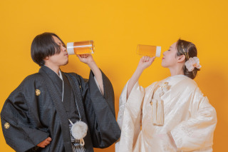 INAI WEDDING WASOU 東京浅草本店_背景 - orange（オレンジ）