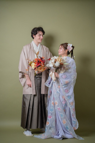 INAI WEDDING WASOU 東京浅草本店_背景 - leaf（若葉色）