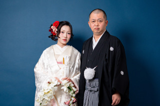 INAI WEDDING WASOU 東京浅草本店_背景 - navy（ネイビー）