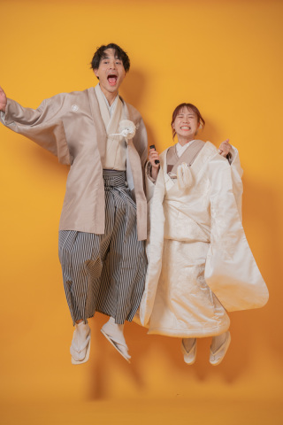 INAI WEDDING WASOU 東京浅草本店_背景 - orange（オレンジ）