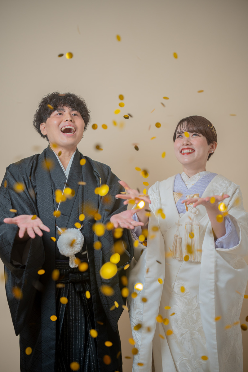 【⭐️10月/11月ハイシーズン⭐️】白無垢色打掛2着プランWASOU premium plus 65,000円