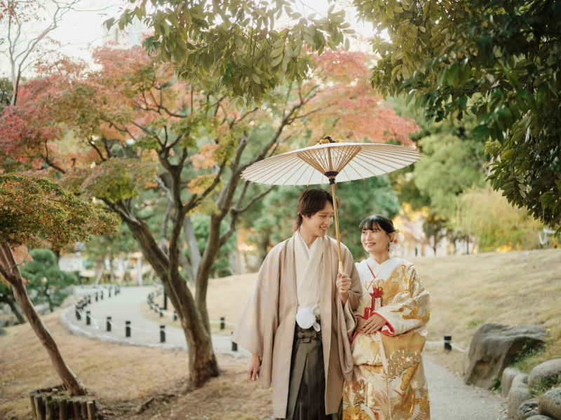 【紅葉シーズン間も無く締切‼️】花畑記念庭園or目白庭園ロケ 期間限定プラン 99,800円