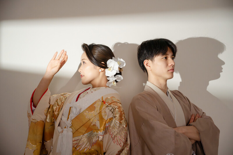 【⭐️9月末までの特大セール⭐️】花嫁ヘアメイク付♡ スタッフ撮影付きプラン WASOU Premium 59,800円