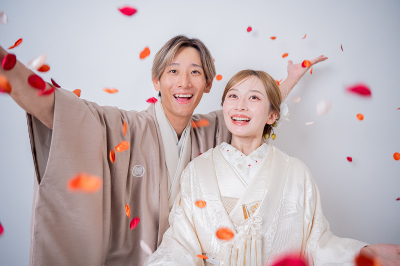 【⭐️9月末までの特大セール⭐️】花嫁ヘアメイク付♡ スタッフ撮影付きプラン WASOU Premium 59,800円