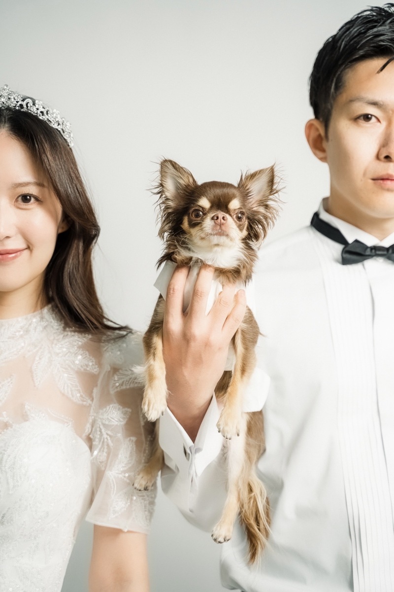 【愛犬と一緒に】ファミリーセルフフォト撮影プラン♡